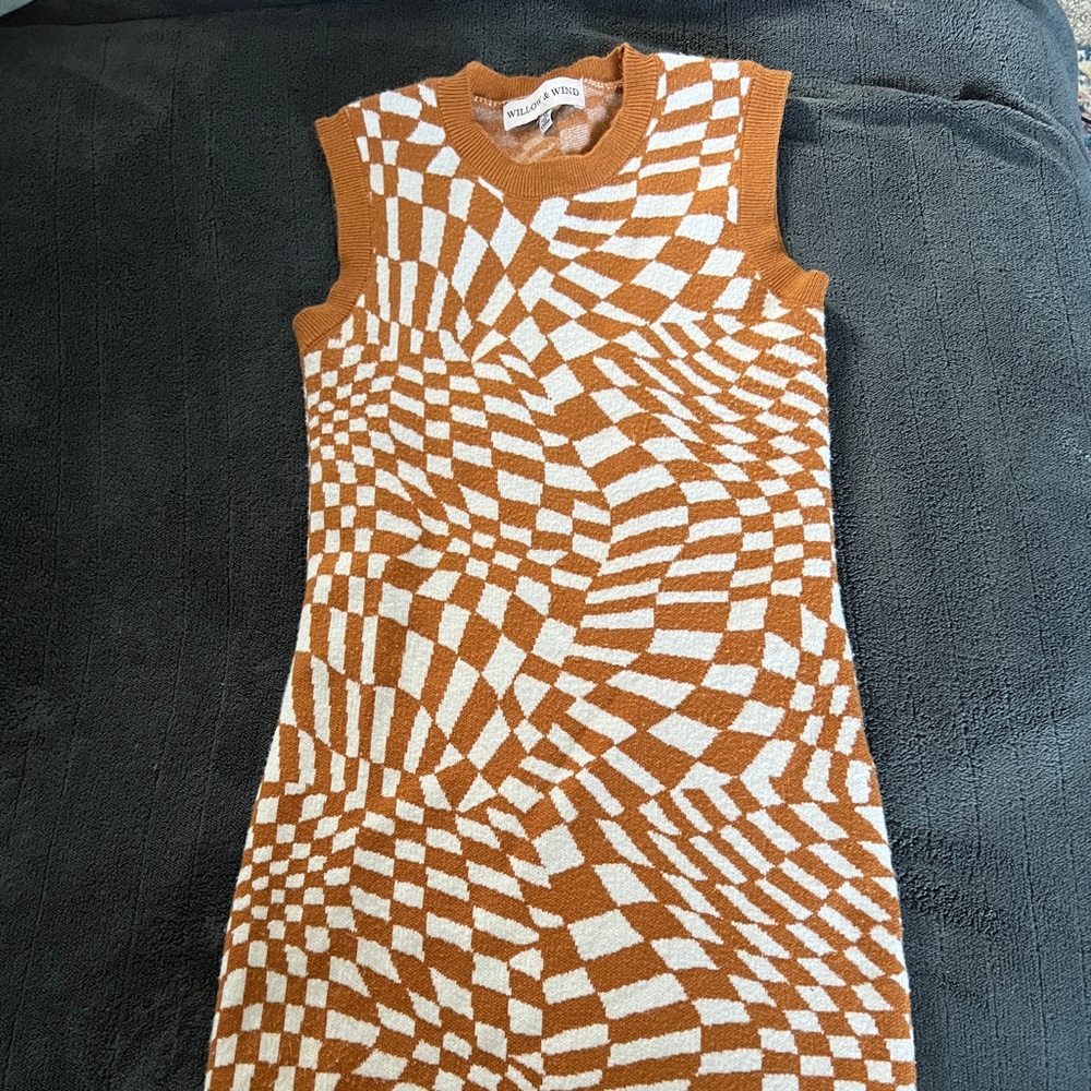 Willow & Wind Checkered Dress Size M